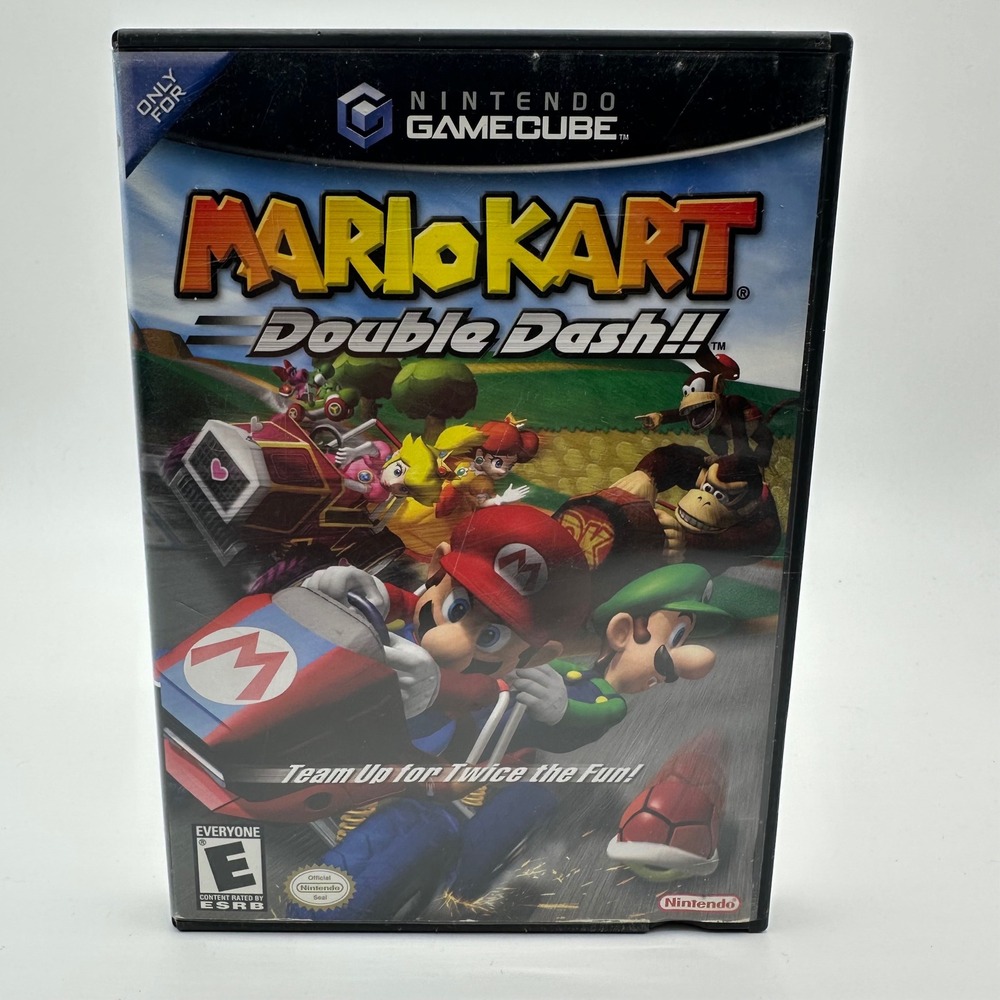 Mario Kart: Double Dash (Nintendo GameCube, 2003) Complete CIB w/ Manual